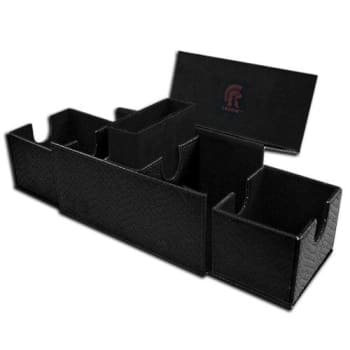 Legion Dragon Hide Vault V2 Deck Box Black Supplies Legion Supplies   