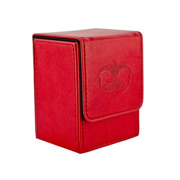Ultimate Guard 80+ Leatherette Flip Deck Box Red (10148) Home page Ultimate Guard   