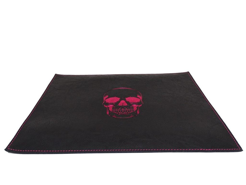 Easy Roller Red Skull Dice Rolling Mat Supplies Easy Roller Dice