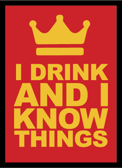 Legion Standard Card Game Sleeves 50ct Matte I Drink and I Know Things Supplies Legion Supplies   