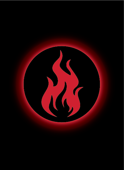 Legion Standard Card Game Sleeves 50ct Matte Absolute Iconic Fire Supplies Legion Supplies   