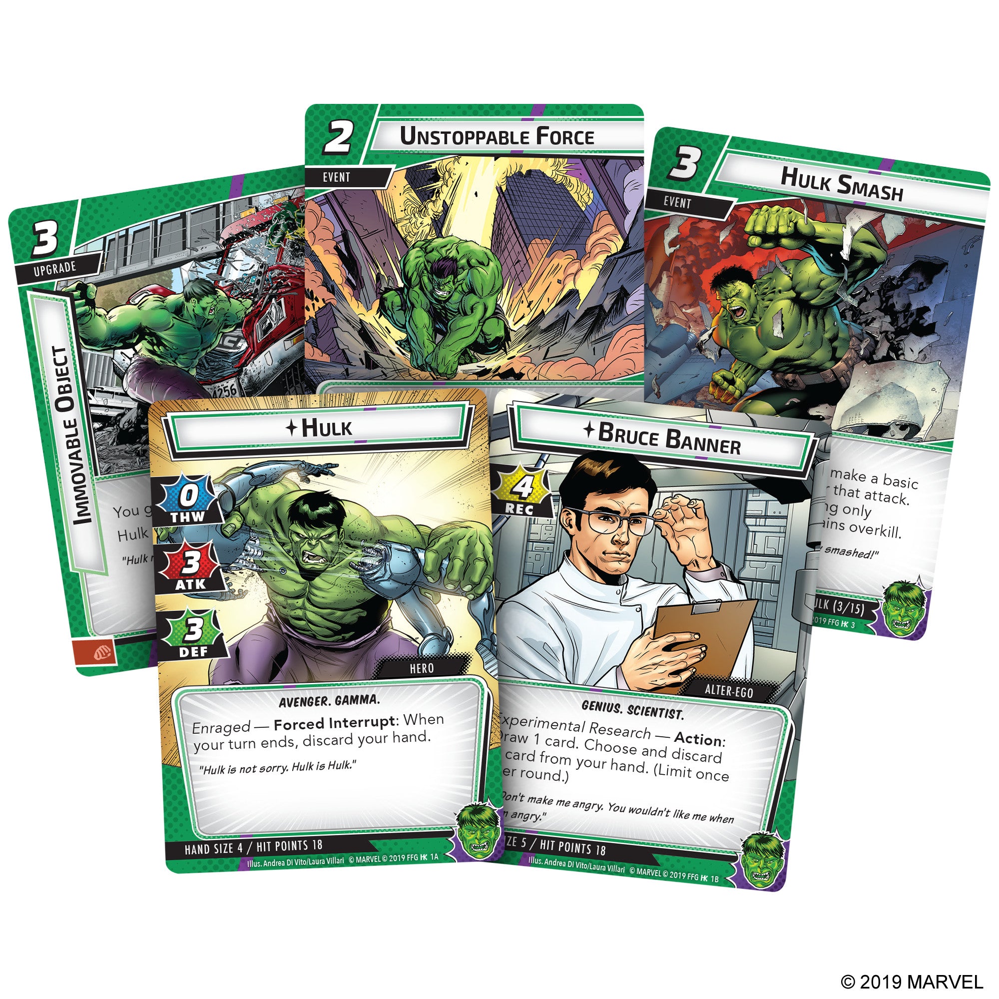 Marvel Champions LCG: Hulk Hero Pack Card Games Fantasy Flight   
