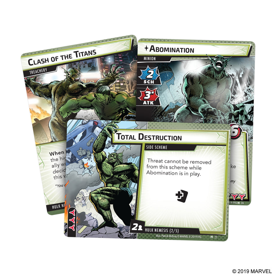 Marvel Champions LCG: Hulk Hero Pack Card Games Fantasy Flight   