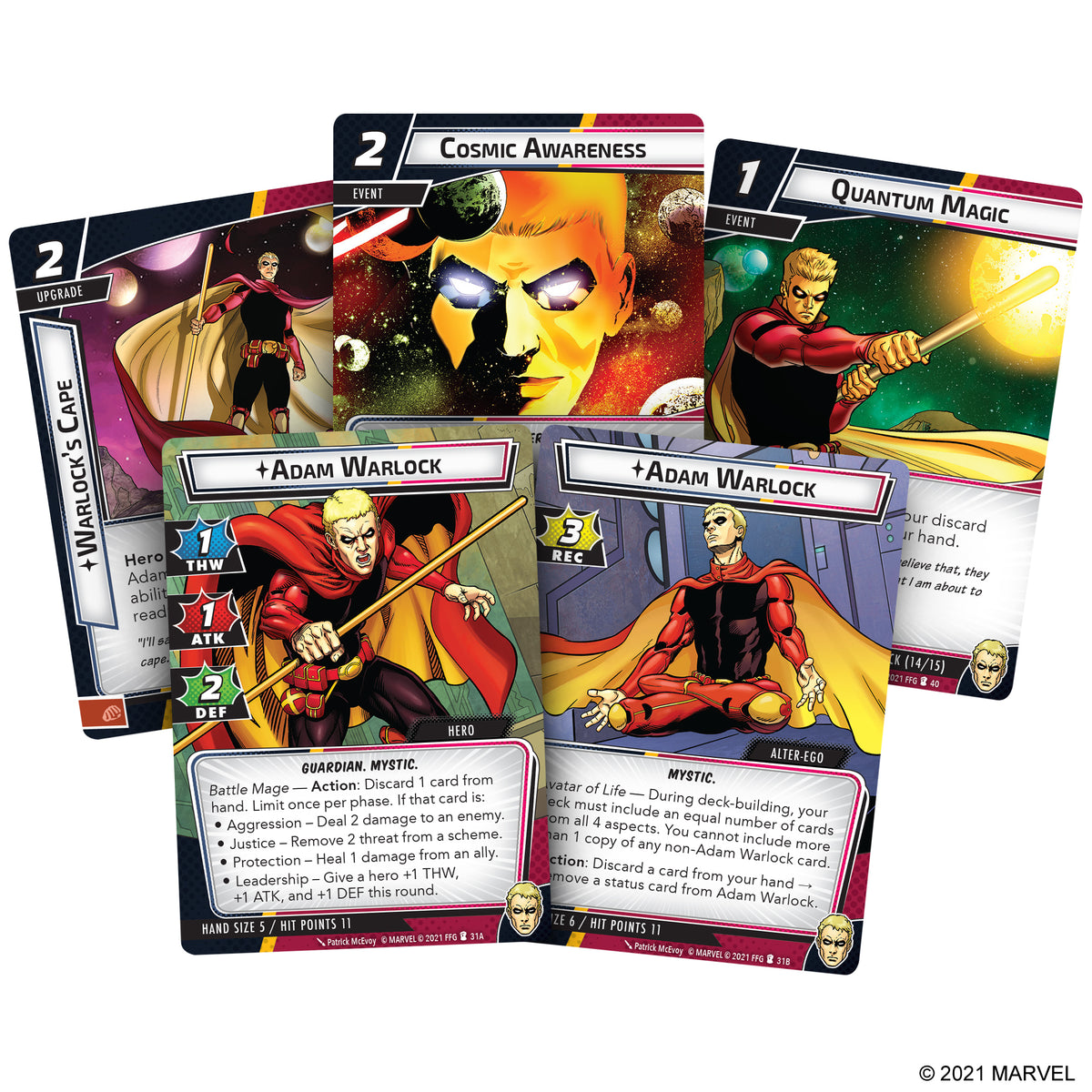 Marvel Champions LCG: The Mad Titan's Shadow Expansion Card Games Fantasy Flight   