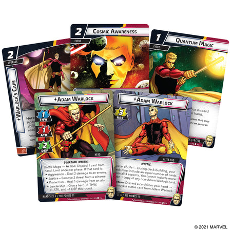 Marvel Champions LCG: The Mad Titan's Shadow Expansion Card Games Fantasy Flight   