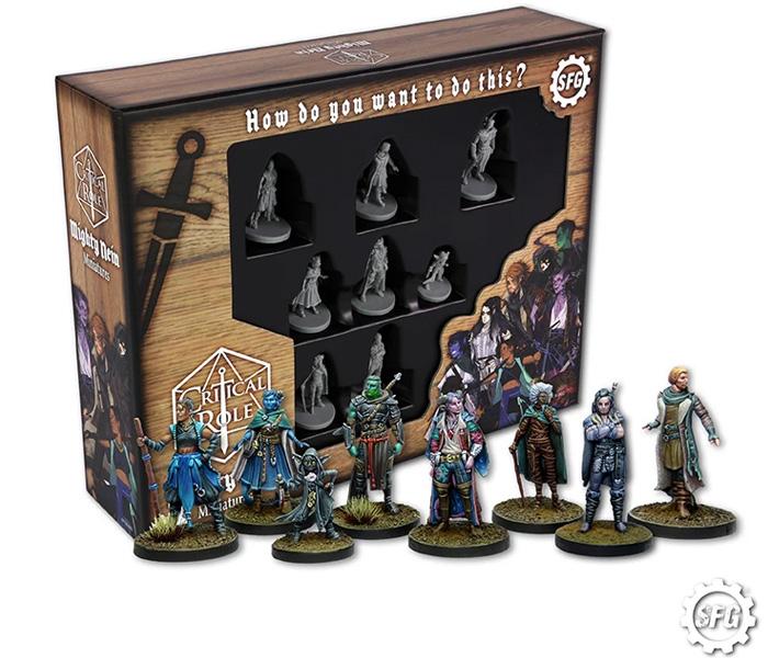 Critical Role: Mighty Nein Miniature Set Miniatures Other