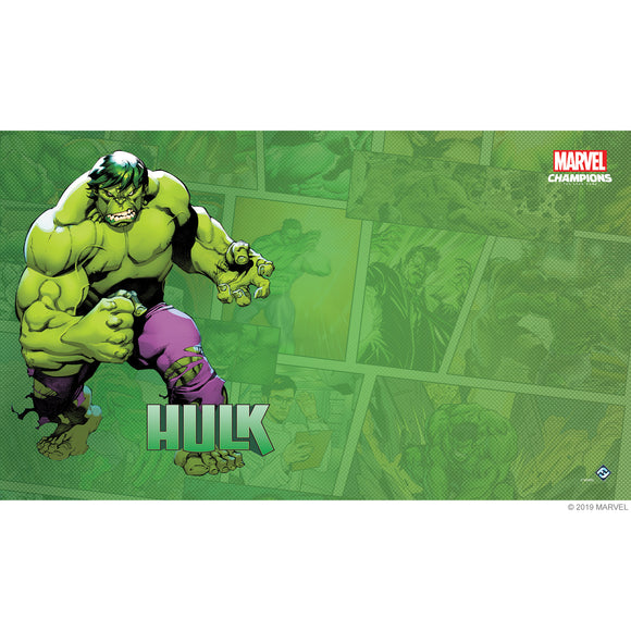 Marvel Champions: Hulk Game Mat Miniatures Asmodee   