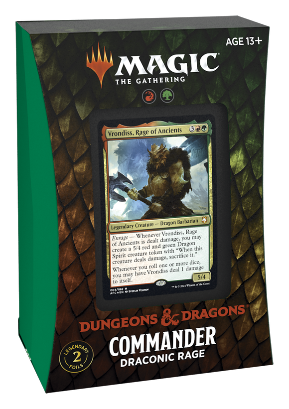 MTG: Adventures in the Forgotten Realms Commander: Draconic Rage  Common Ground Games   