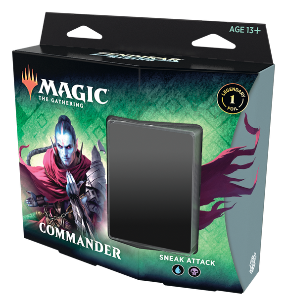 MTG: Zendikar Rising Commander Deck - Sneak Attack Trading Card Games Other   