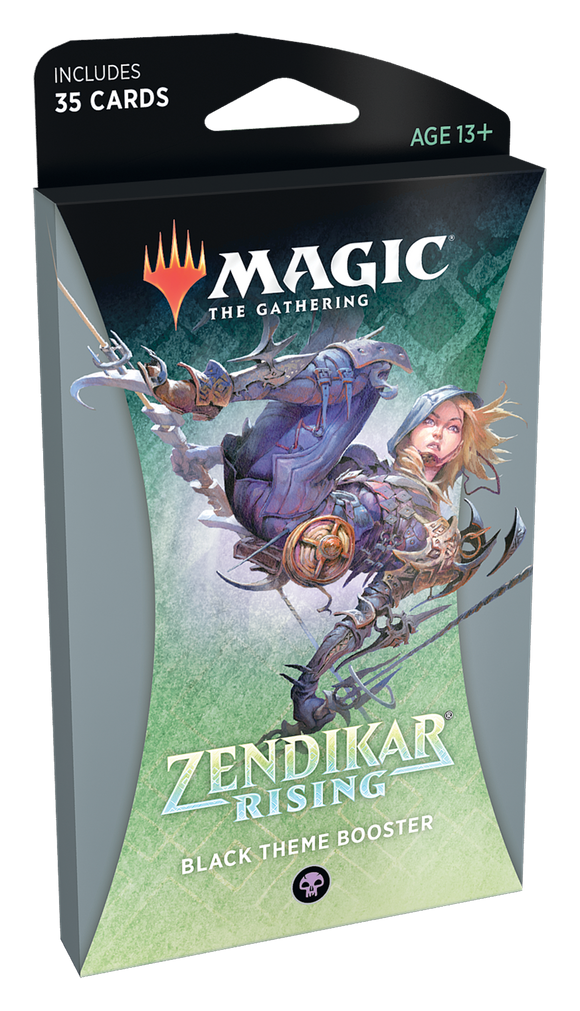 MTG: Zendikar Rising Theme Booster - Black Trading Card Games Other   