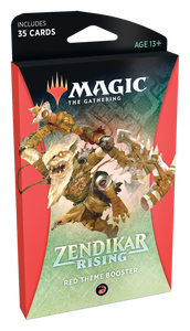 MTG: Zendikar Rising Theme Booster - Red Trading Card Games Wizards of the Coast   