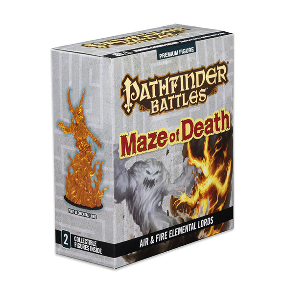 Pathfinder Battles Maze of Death Air & Fire Elemental Lords Home page WizKids   