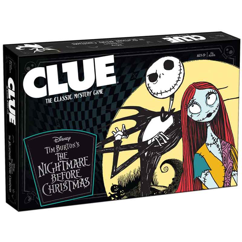 Clue Nightmare Before Christmas Board Games USAopoly