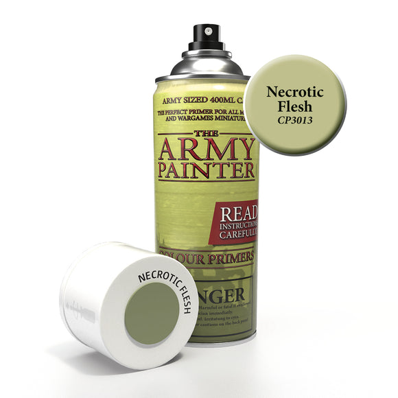 Colour Primer Spray: Necrotic Flesh Paints Army Painter   