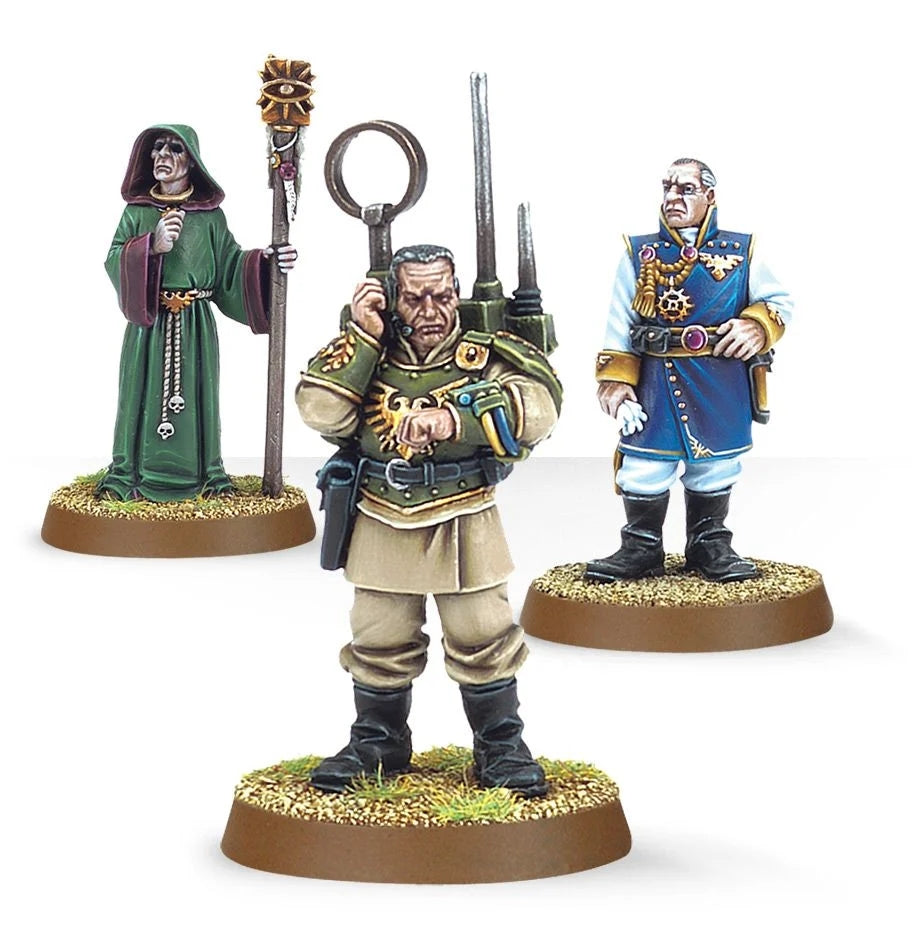 Warhammer 40K Imperial Guard Regimental Advisors Miniatures Games Workshop   