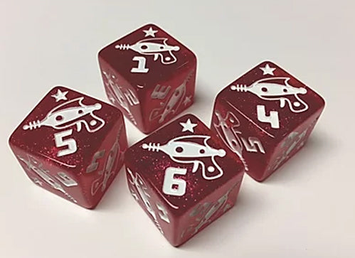 Black Oak Workshop Oblit-O-Tron Red Glitter Single D6  Other   