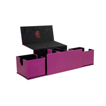 Legion Dragon Hide Vault V2 Deck Box Pink Supplies Legion Supplies   