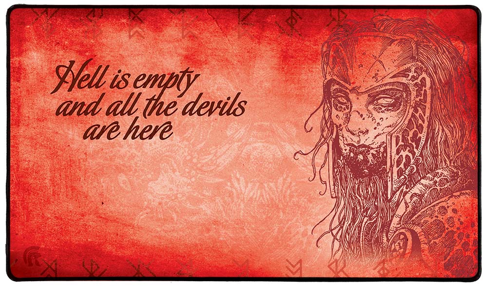 Legion Playmat Hell is Empty Supplies Legion Supplies   