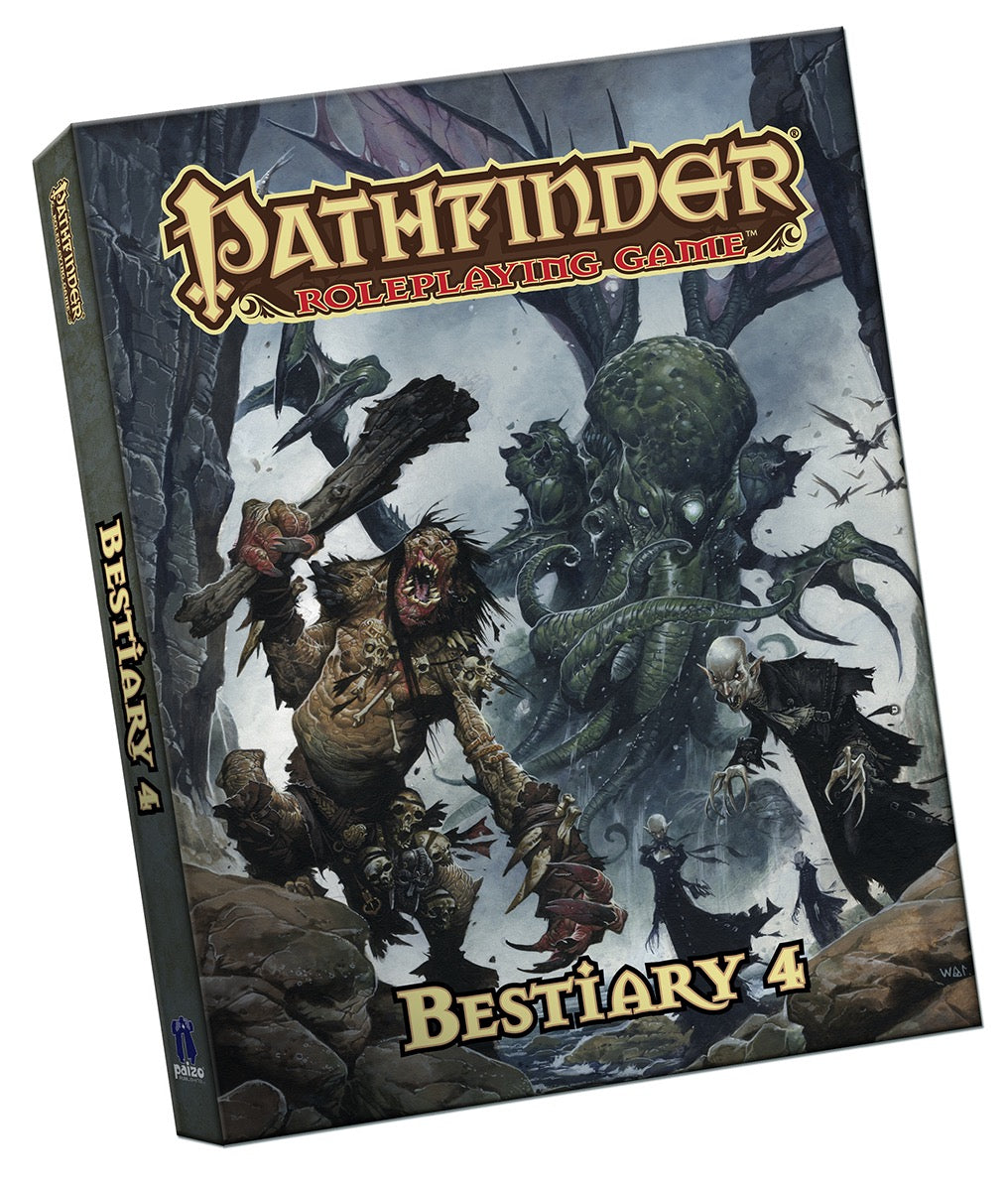 Pathfinder Bestiary 4 Pocket Edition Role Playing Games Paizo