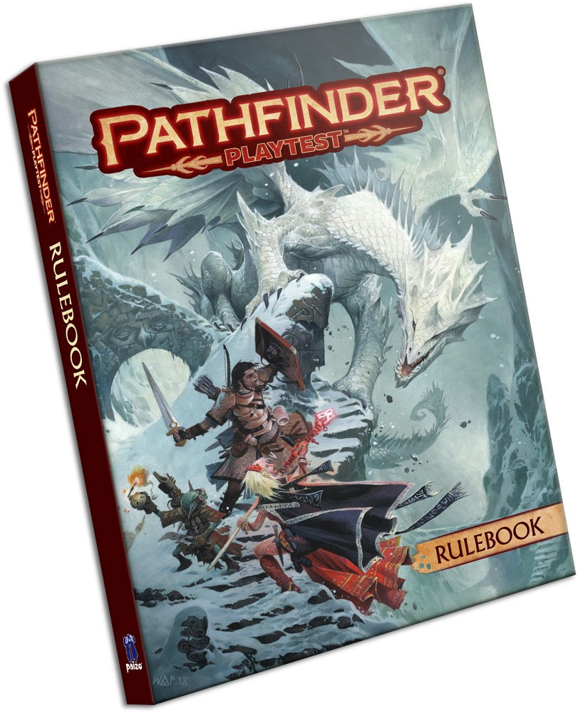 Pathfinder Playtest Rulebook Softcover Role Playing Games Paizo