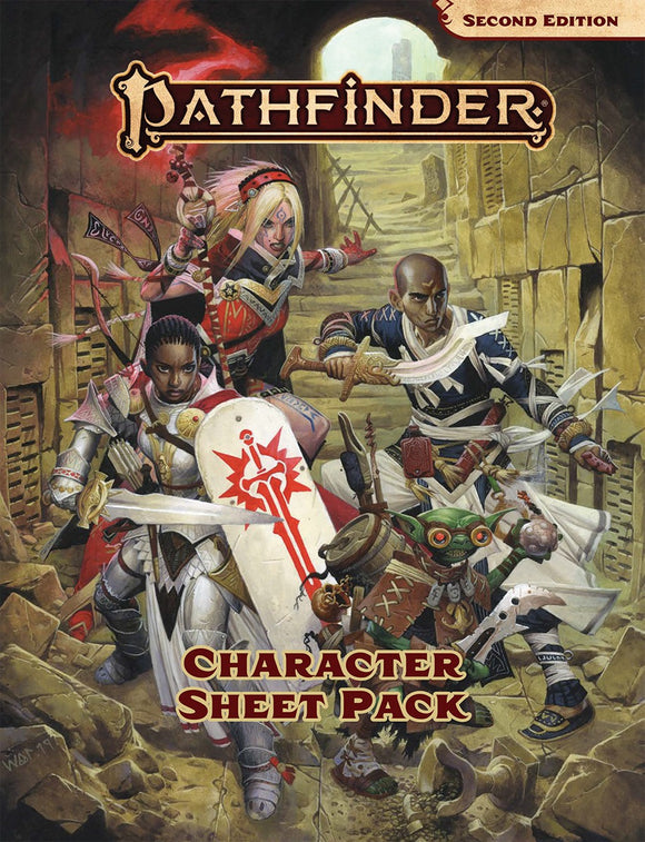 Pathfinder 2e Character Sheet Pack Role Playing Games Paizo   