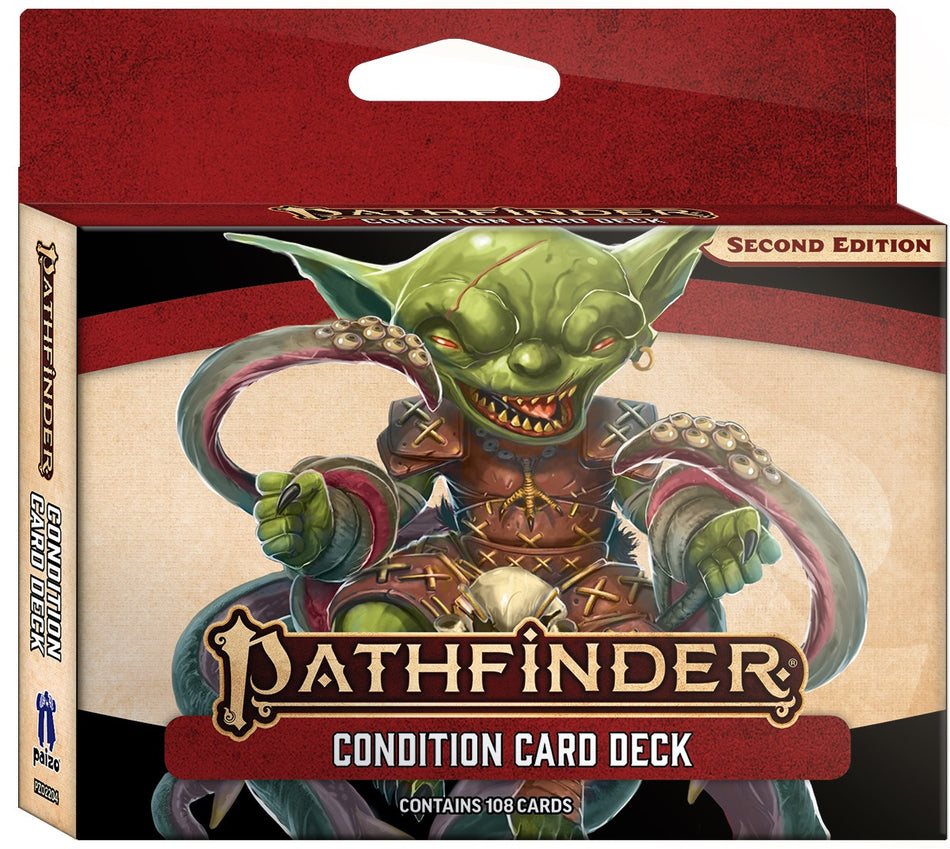 Pathfinder 2e RPG Condition Card Deck Supplies Paizo