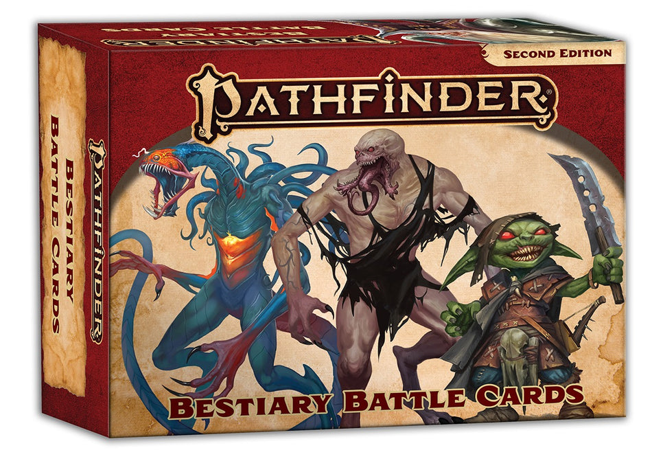 Pathfinder 2e Bestiary Battle Cards Supplies Paizo