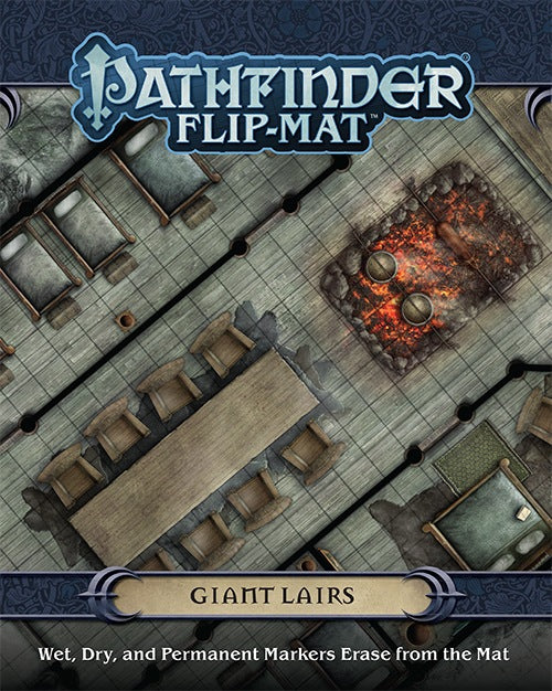 Pathfinder Flip- Mat Giant Lairs RPG Maps Paizo   