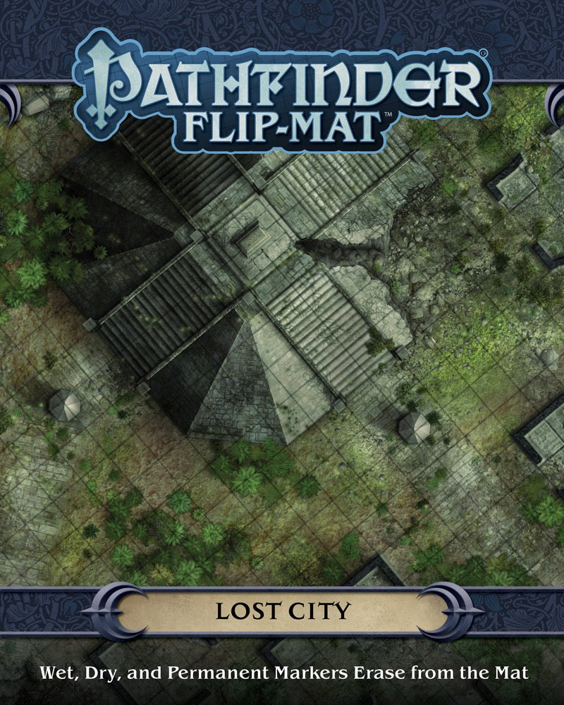 Pathfinder Flip Mat Lost City RPG Maps Paizo   