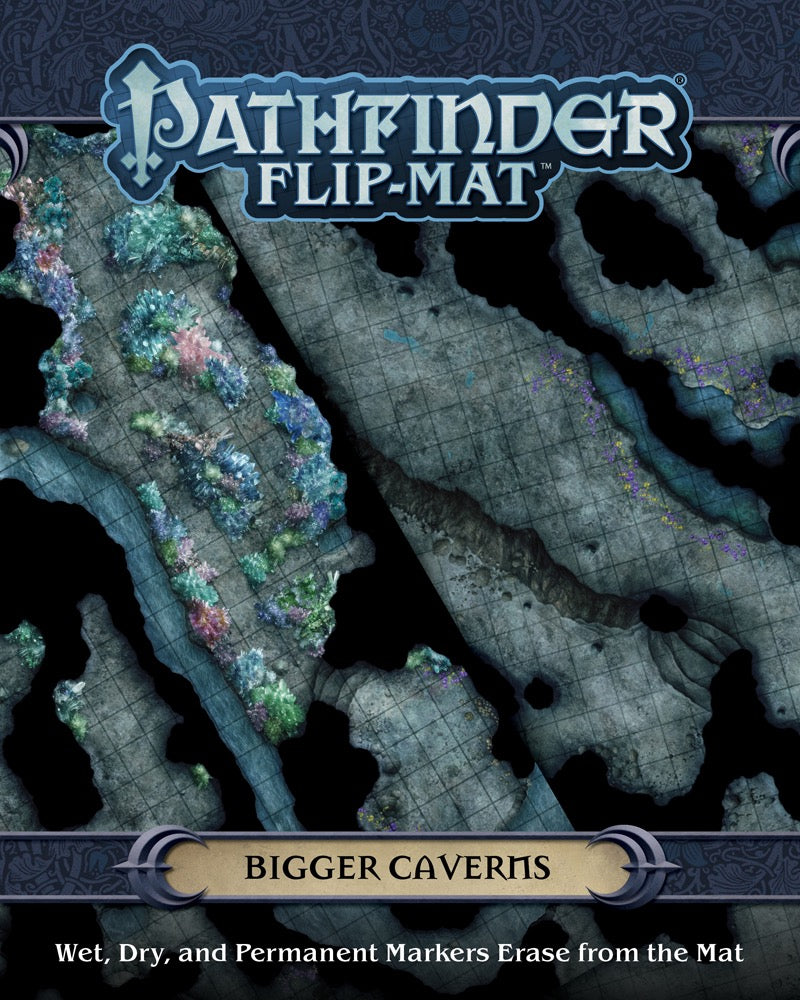 Pathfinder Flip-Mat: Bigger Caverns RPG Maps Paizo   