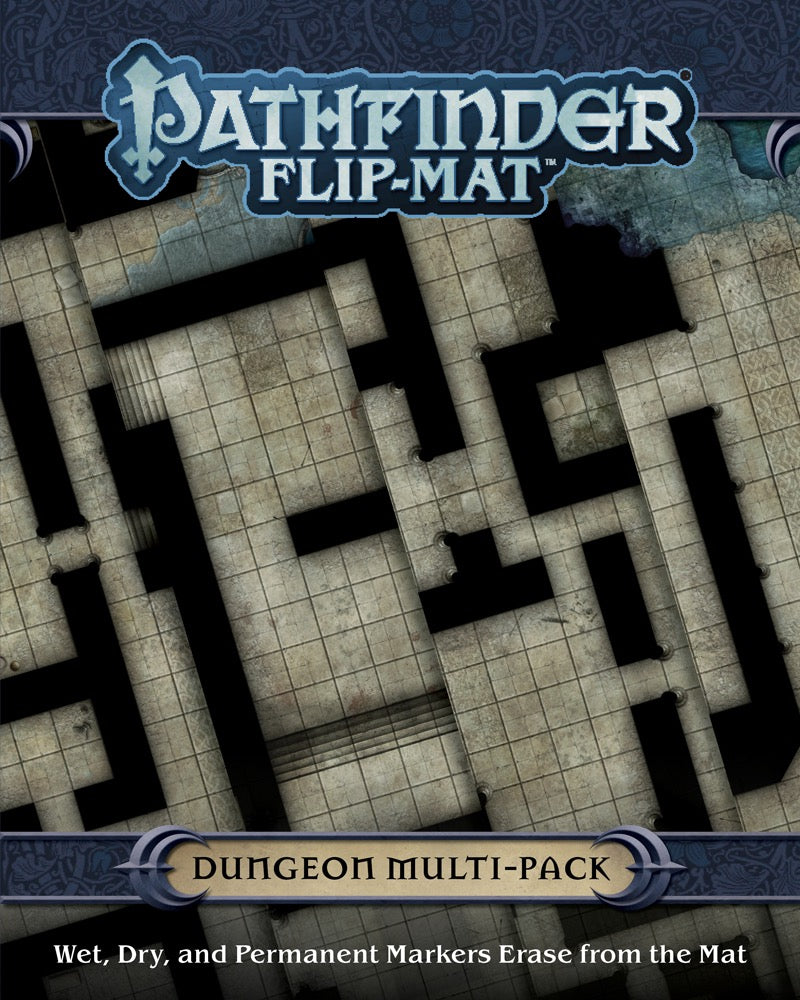 Pathfinder Flip Mat Dungeons Multi-Pack RPG Maps Paizo   