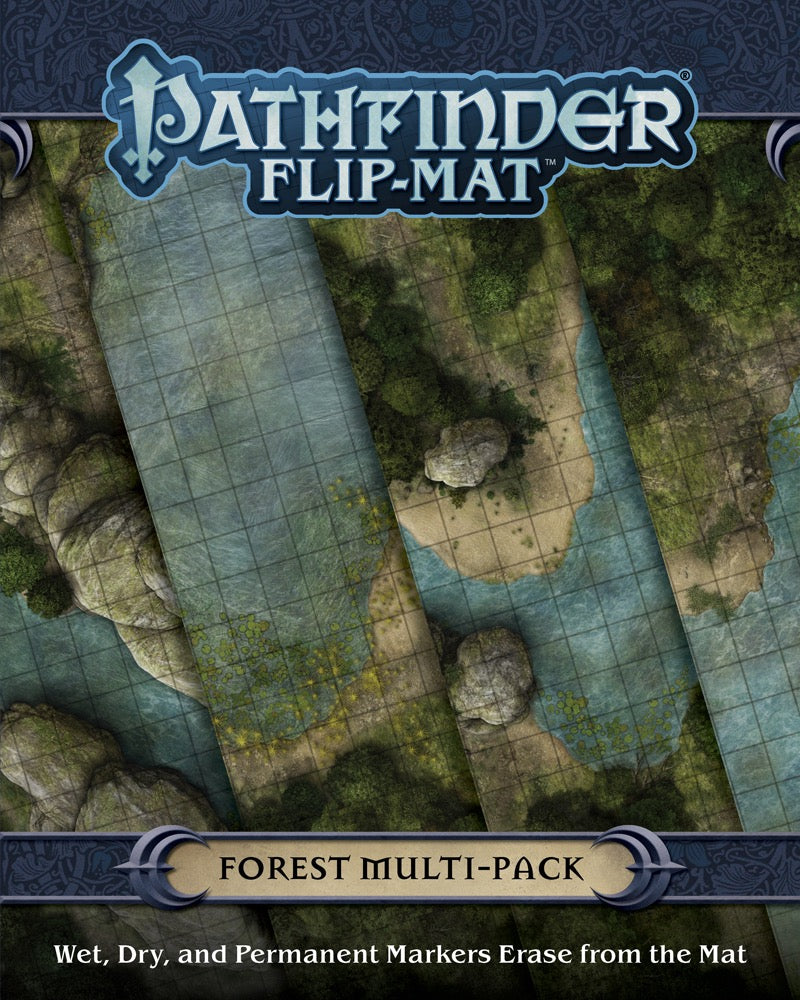 Pathfinder Flip Mat Forest Multi-Pack RPG Maps Paizo   