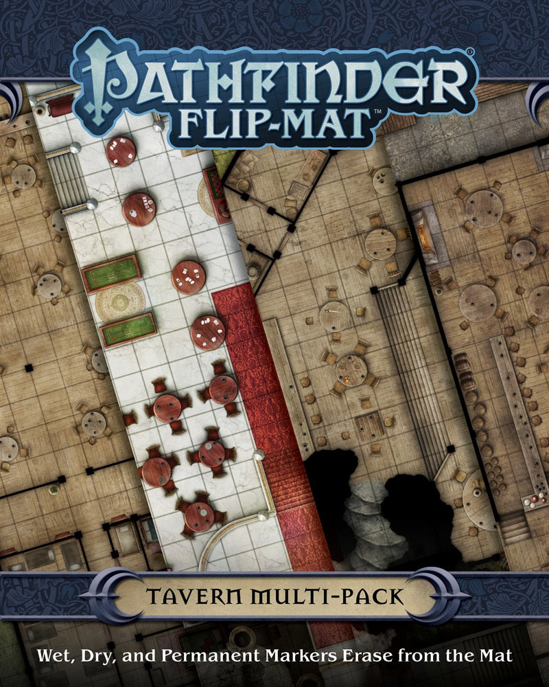 Pathfinder Flip Mat Tavern Multi-Pack RPG Maps Paizo   