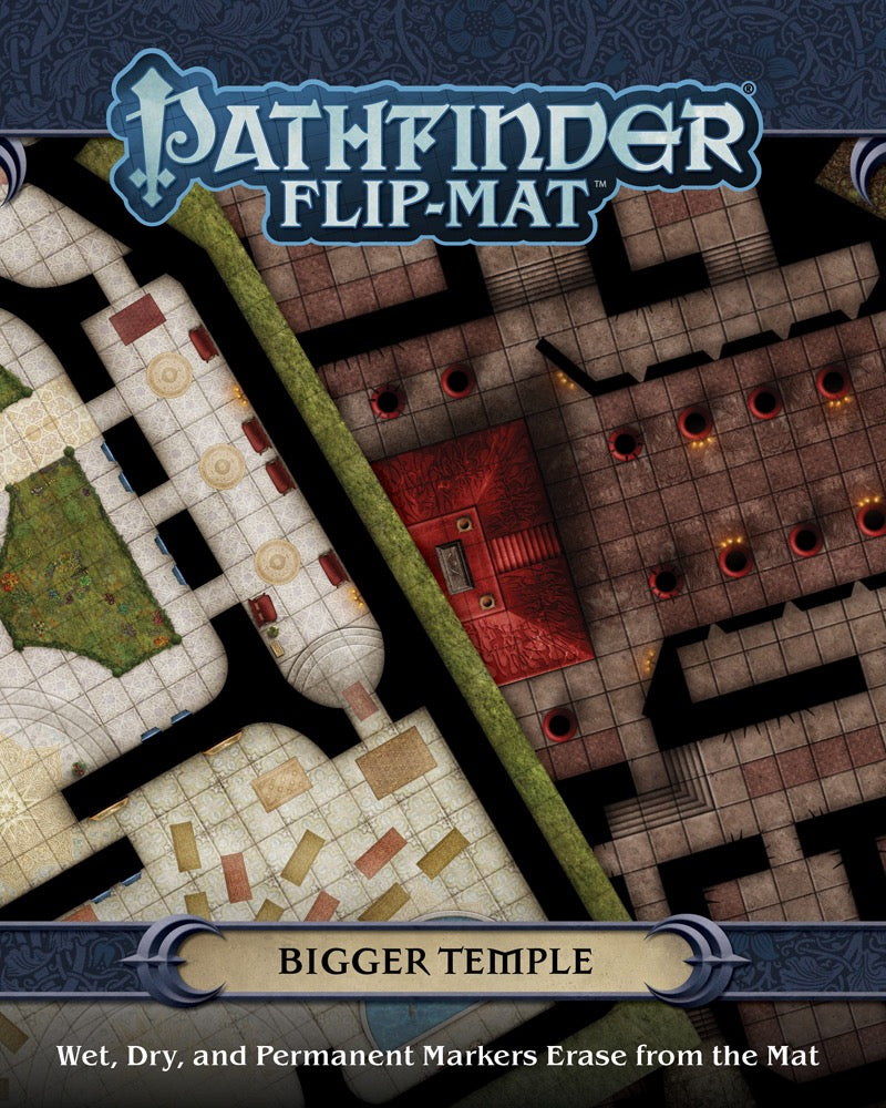 Pathfinder Flip Mat Bigger Temple RPG Maps Paizo   