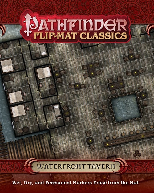 Pathfinder Flip Mat Classics Waterfront Tavern RPG Maps Paizo   