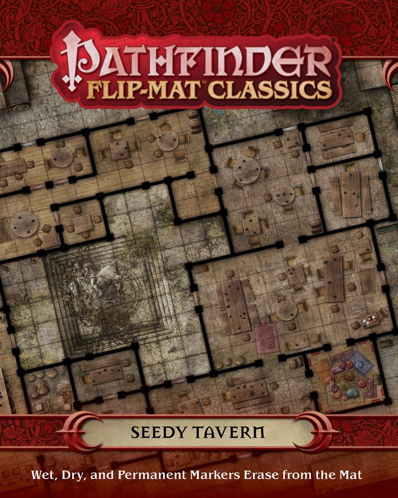 Pathfinder Flip-Mat Classics: Seedy Tavern RPG Maps Paizo   