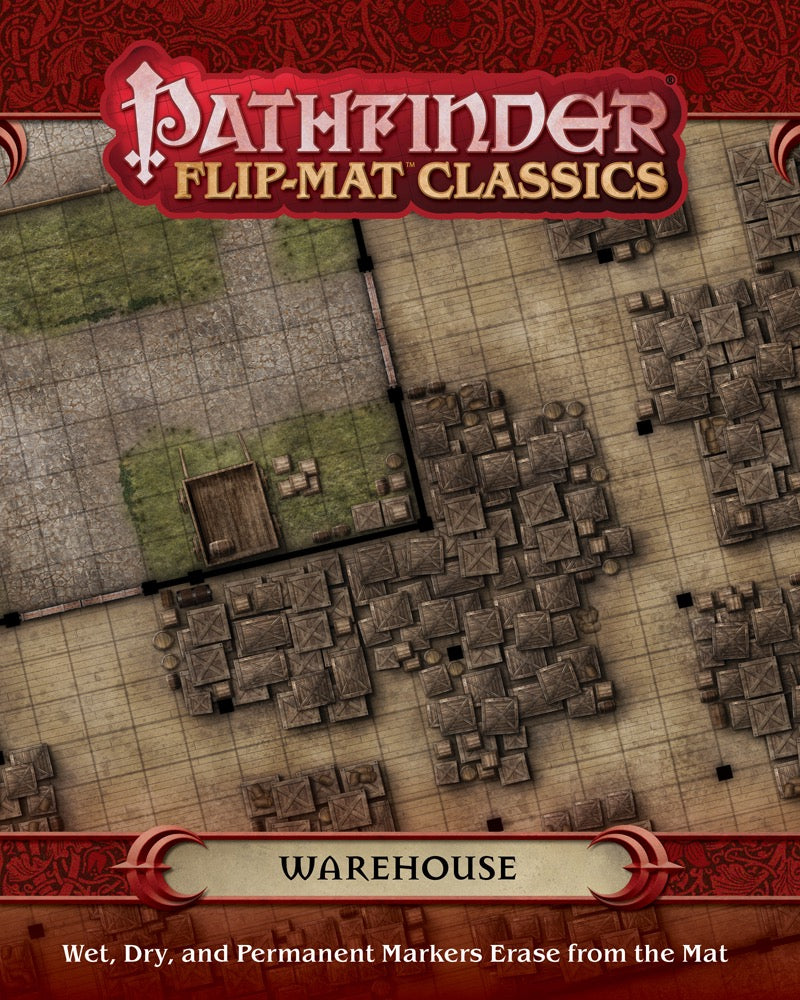 Pathfinder Flip Mat Classics Warehouse RPG Maps Paizo   