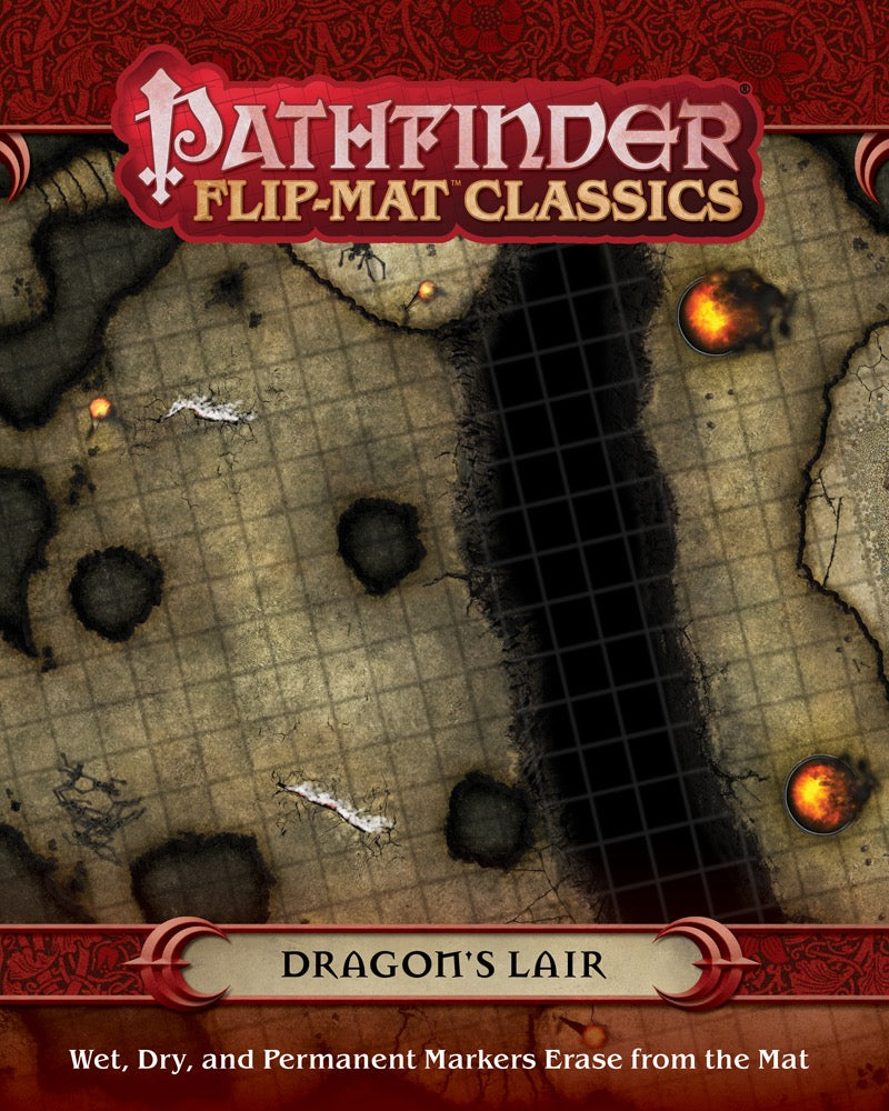 Pathfinder Flip Mat Classics Dragon's Lair RPG Maps Other   