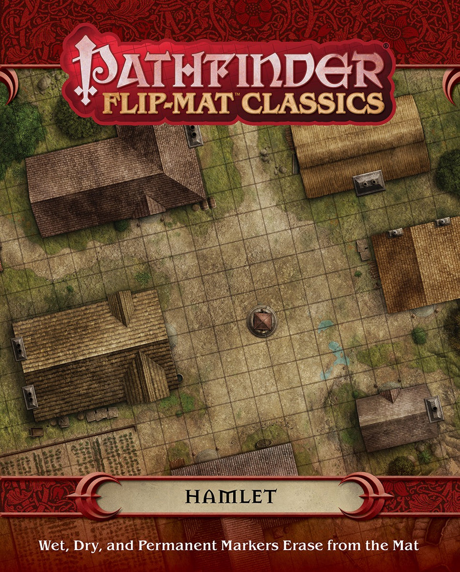 Pathfinder Flip Mat Classics Hamlet RPG Maps Paizo   