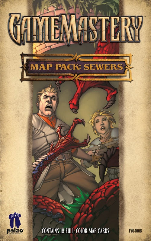 GameMastery Map Pack Sewers RPG Maps Paizo   