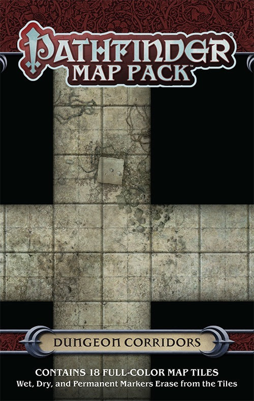 Pathfinder Map Pack Dungeon Corridors RPG Maps Paizo   