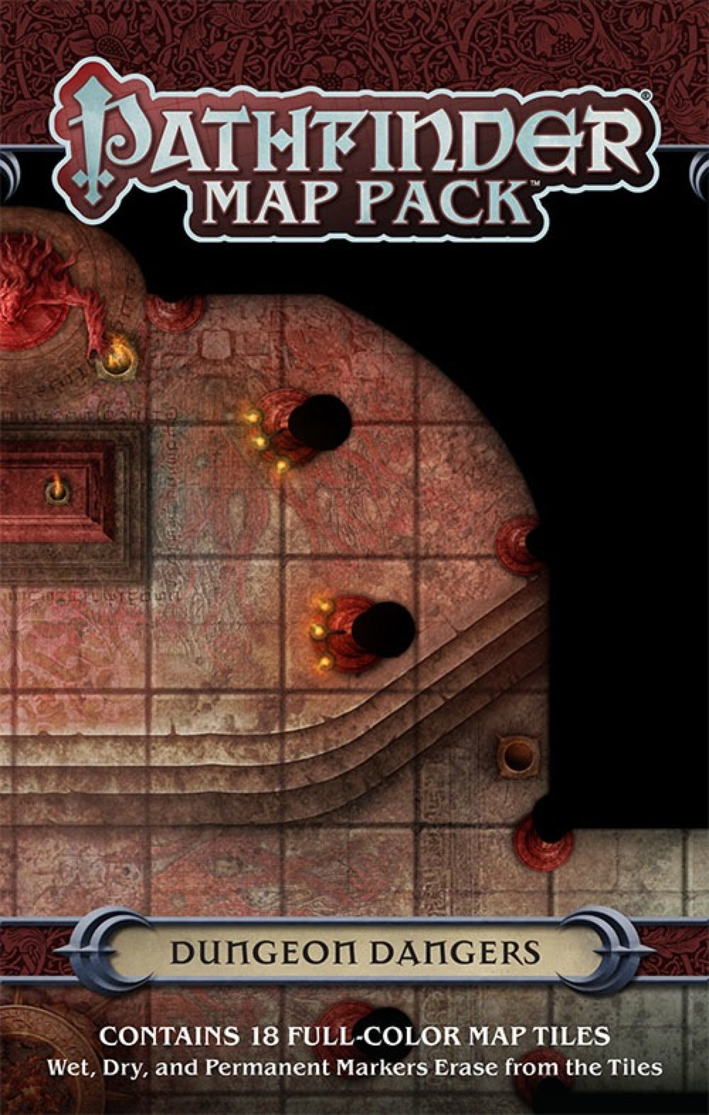 Pathfinder Map Pack Dungeon Dangers RPG Maps Paizo   