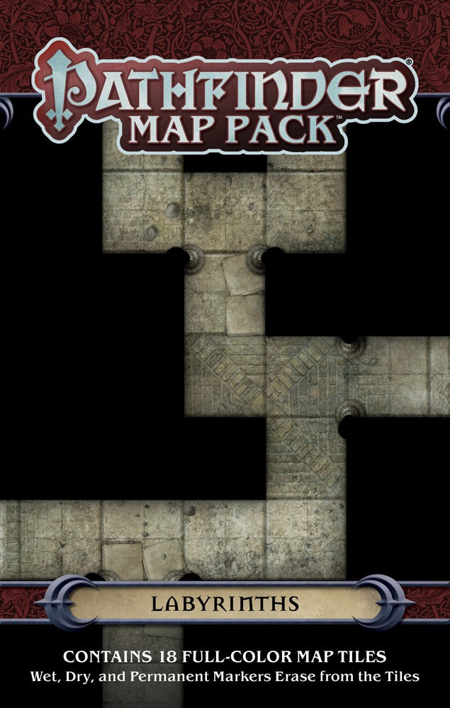 Pathfinder Map Pack Labyrinths RPG Maps Paizo   