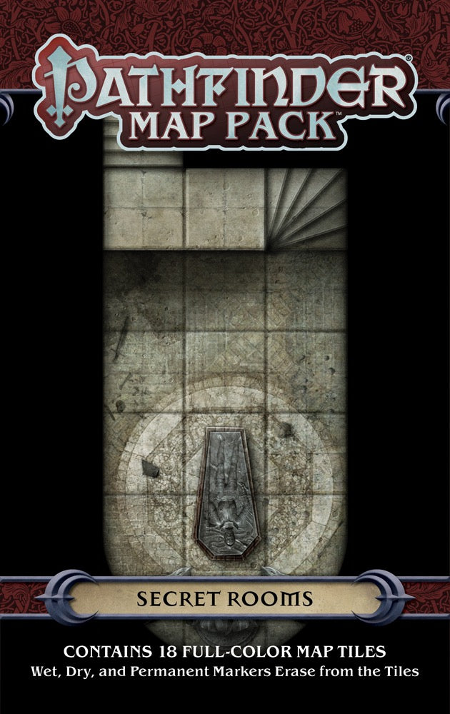 Pathfinder Map Pack Secret Rooms RPG Maps Paizo   