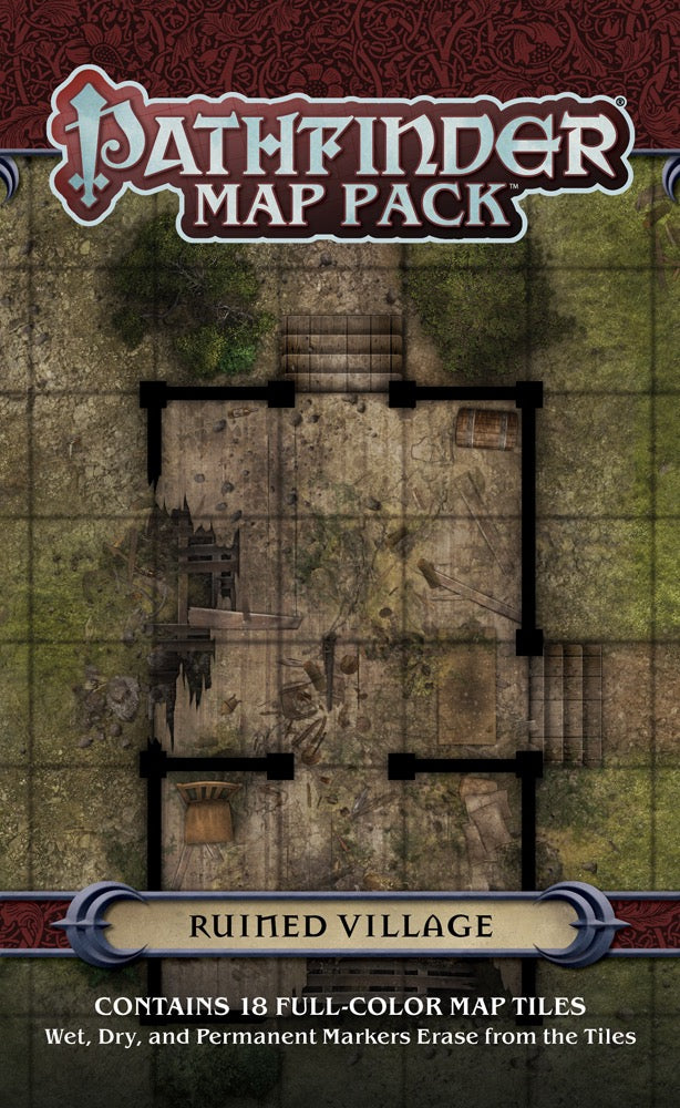 Pathfinder Map Pack Ruined Village RPG Maps Paizo   