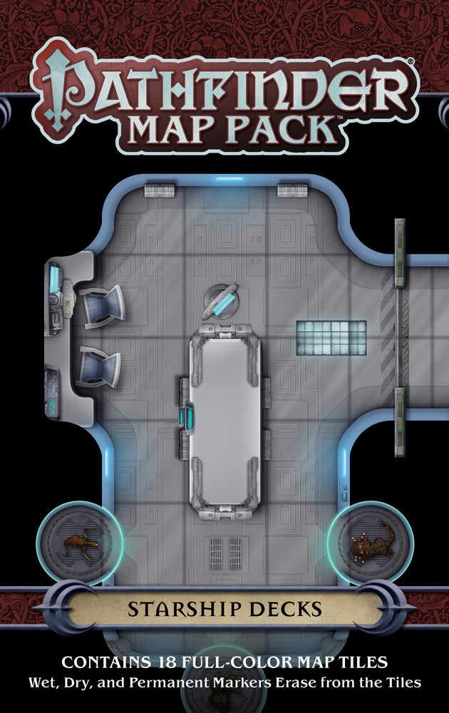 Pathfinder Map Pack: Starship Decks RPG Maps Paizo   