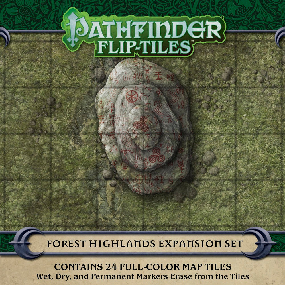 Pathfinder Flip Tiles Forest Highlands Expansion RPG Maps Paizo   