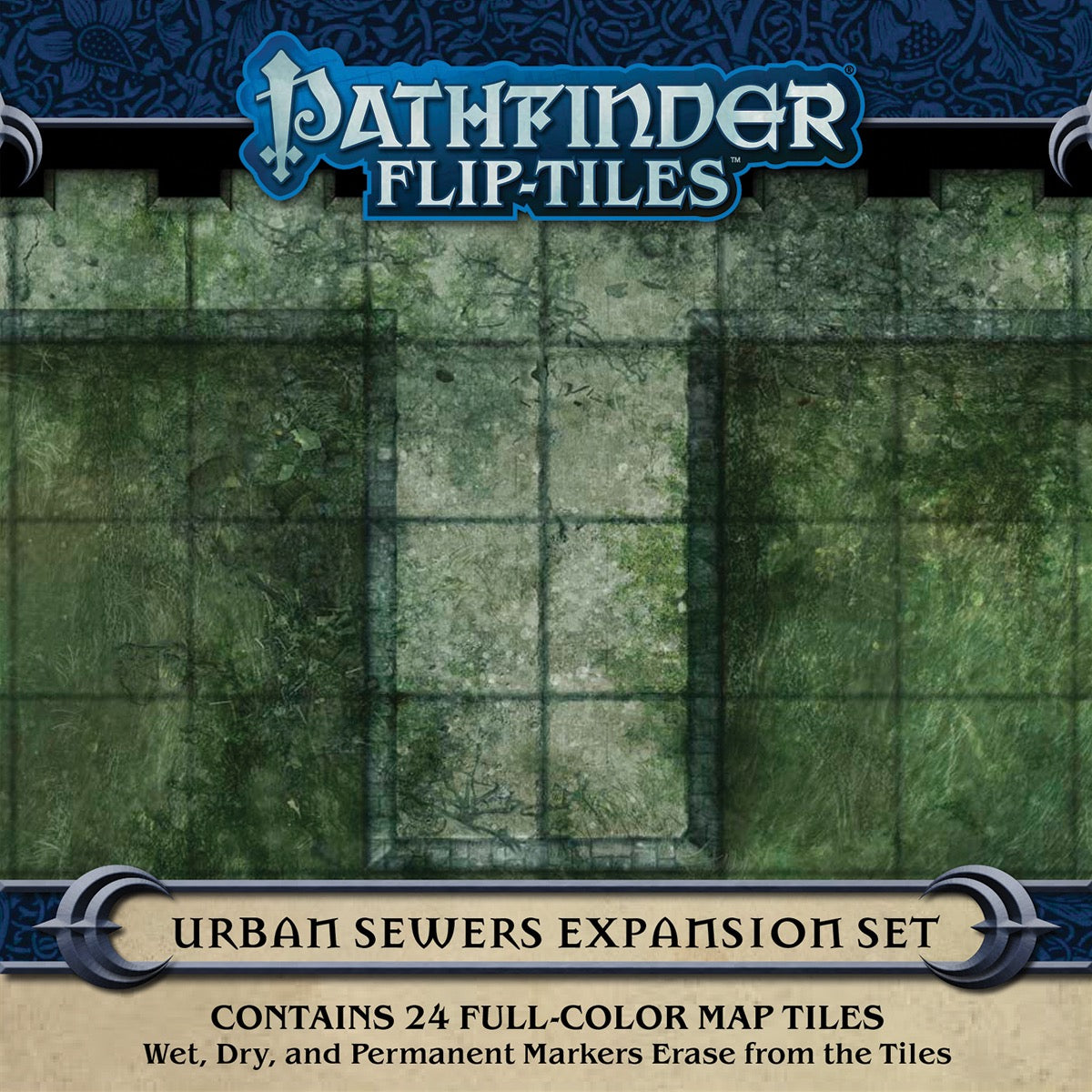 Pathfinder Flip Tiles Urban Sewers Expansion RPG Maps Paizo   
