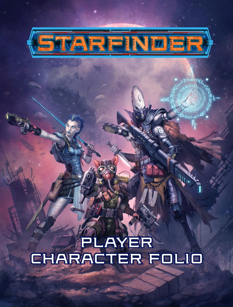 Starfinder Player Character Folio Role Playing Games Paizo