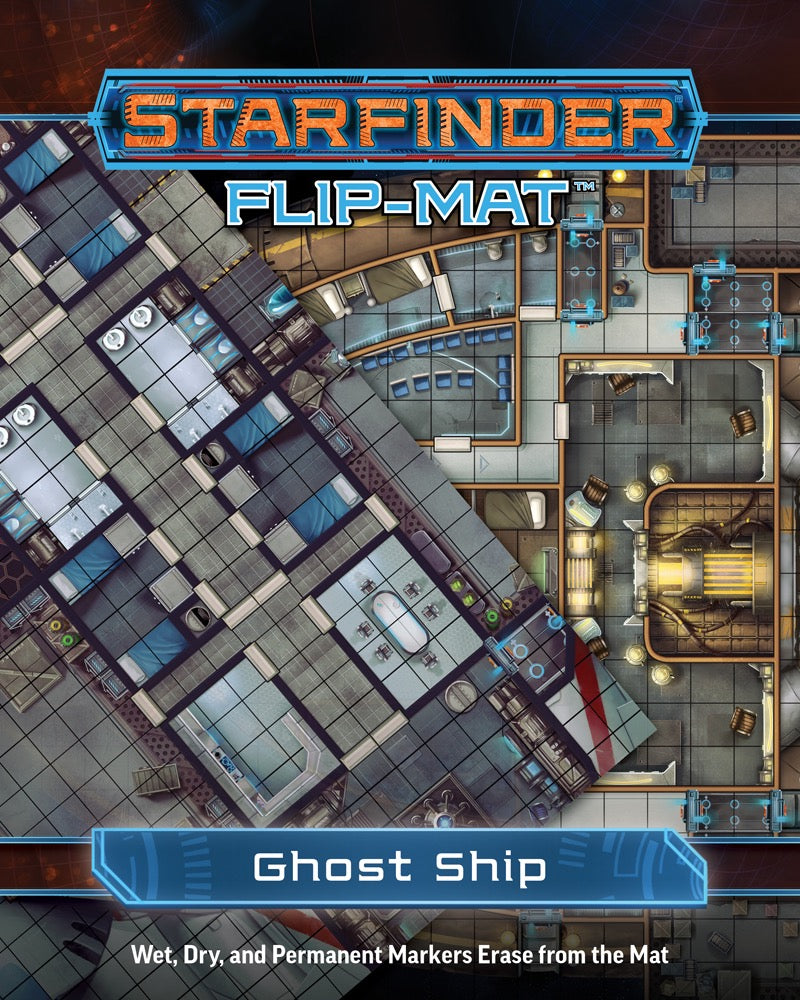 Starfinder Flip Mat Ghost Ship RPG Maps Paizo   
